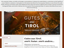 Tablet Screenshot of gutesaustirol.at